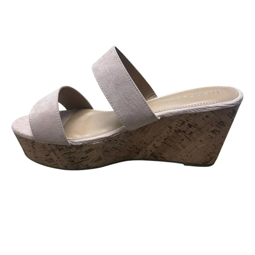 Women's Rohb by Joyce Azria Casablanca Platform G70 Sandals Pink Size 12 Medium - Picture 13 of 16